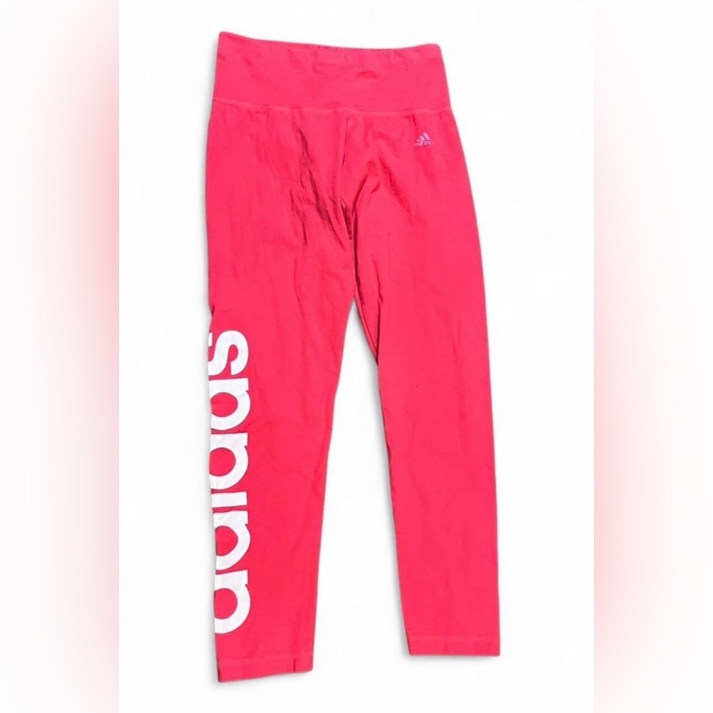 Adidas Women’s S Bright Pink Activewear Workout Leggings